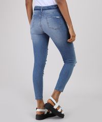 Calca-Jeans-Feminina-Sawary-Cigarrete-Heart-Cintura-Media-Destroyed-com-Cinto-Fivela-de-Strass-Azul-Medio-9941575-Azul_Medio_2