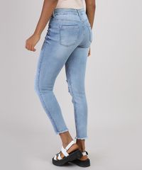 Calca-Jeans-Feminina-Cigarrete-Cintura-Media-Destroyed-com-Cinto-Cadarco-Azul-Claro-9935116-Azul_Claro_2