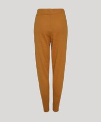 Calca-de-Trico-Feminina-Mindset-Carrot-Cintura-Alta-com-Bolsos-Mostarda-9949573-Mostarda_2