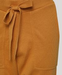 Calca-de-Trico-Feminina-Mindset-Carrot-Cintura-Alta-com-Bolsos-Mostarda-9949573-Mostarda_3