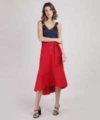 Saia-Feminina-Midi-Mullet-com-Linho-e-Fendas-Vermelha-9944468-Vermelho_3