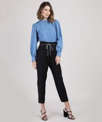 Calca-Feminina-Carrot-Cintura-Super-Alta-Alfaiatada-com-Corda-Preta-9943027-Preto_3