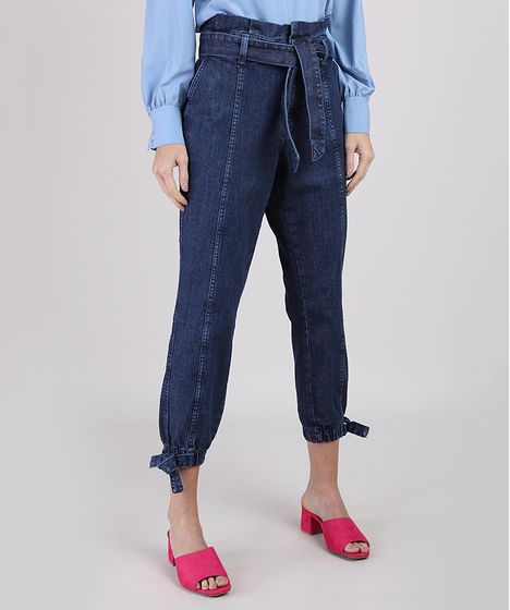 calça jeans feminina clochard