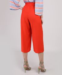Calca-Feminina-Pantacourt-Cintura-Alta-Laranja-9947351-Laranja_2