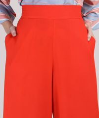 Calca-Feminina-Pantacourt-Cintura-Alta-Laranja-9947351-Laranja_4