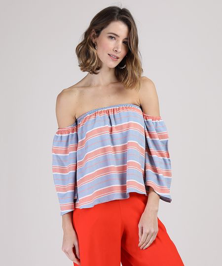 Blusa-Feminina-Ombro-a-Ombro-Listrada-Manga-7-8-Azul-Claro-9943308-Azul_Claro_1