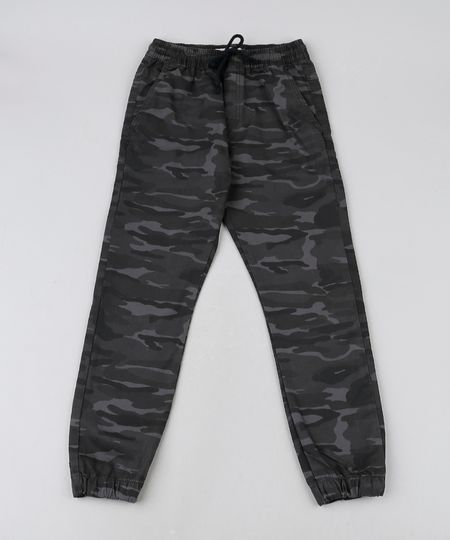 Calca-de-Sarja-Infantil-Jogger-Estampada-Camuflada-Cinza-Escuro-9589404-Cinza_Escuro_1