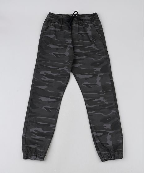 Calca-de-Sarja-Infantil-Jogger-Estampada-Camuflada-Cinza-Escuro-9589404-Cinza_Escuro_1
