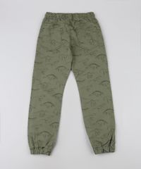 Calca-Infantil-Jogger-Estampada-de-Dinossauros-Verde-Militar-9604836-Verde_Militar_2