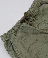 Calca-Infantil-Jogger-Estampada-de-Dinossauros-Verde-Militar-9604836-Verde_Militar_3