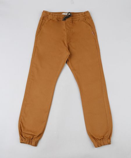 Calca-de-Sarja-Infantil-Jogger-com-Cordao-Caramelo-9432921-Caramelo_1 Calca-de-Sarja-Infantil-Jogger-com-Cordao-Caramelo-9432921-Caramelo_1