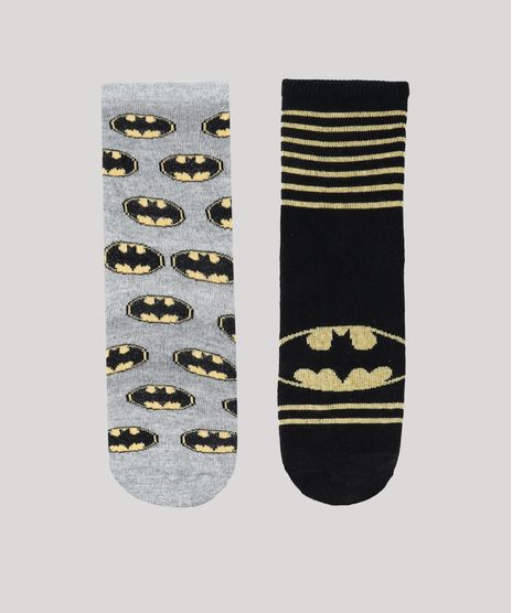 Kit-de-2-Meias-Infantis-Batman-Multicor-9144743-Multicor_1