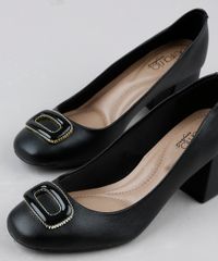 Sapato-Feminino-Beira-Rio-com-Fivela-Salto-Basico-Grosso--Preto-9947689-Preto_3