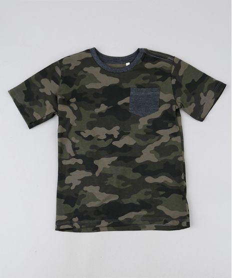 Camiseta-Infantil-Camuflada-Manga-Curta-Verde-Militar-9876159-Verde_Militar_1