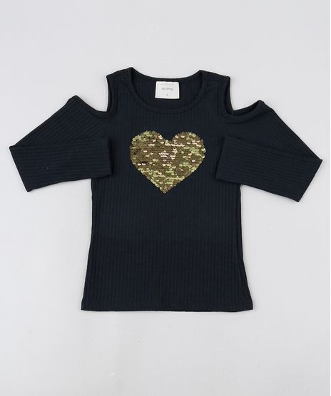 Blusa-Infantil-com-Coracao-de-Paete-Dupla-Face-Manga-Longa-com-Recorte-no-Ombro-Preto-9943387-Preto_1