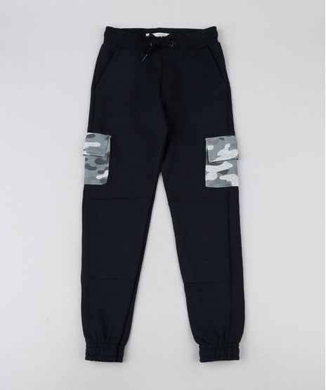 Calca-de-Moletom-Infantil-Jogger-Cos-com-Elastico-Preta-9933796-Preto_1
