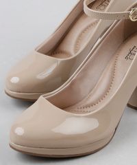 Sapato-Feminino-Beira-Rio-em-Verniz-Salto-Medio-Meia-Pata-Bege-9947694-Bege_3