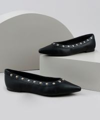 Sapatilha-Feminina-Bico-Fino-com-Aplicacao-de-Tachinhas-Preto-9907581-Preto_1