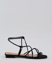 Rasteirinha-Feminina-Vizzano-com-Tiras-em-Suede-Preta-9948645-Preto_2