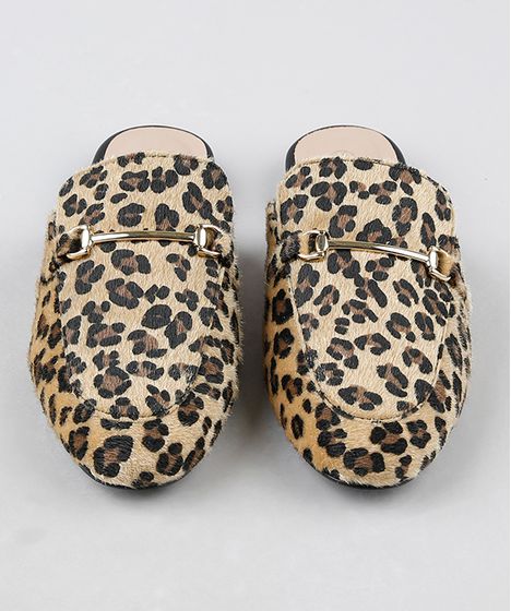 mule feminino com pelo