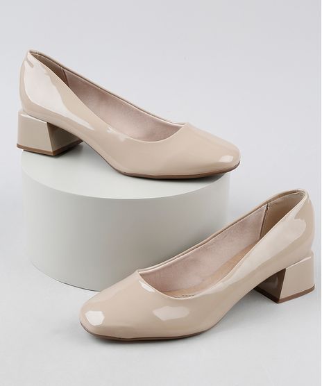 Scarpin-de-Verniz-Feminino-Beira-Rio-Conforto-Bico-Quadrado-Salto-Quadrado-Bege-Claro-9947698-Bege_Claro_1