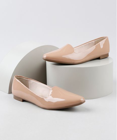 Sapatilha-de-Verniz-Feminina-Beira-Rio-Conforto-Bico-Fino-Bege-9947686-Bege_1