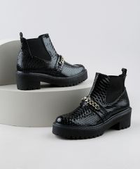 Bota-de-Verniz-Feminina-Oneself-Cano-Curto-Salto-Baixo-Tratorada-Texturizada-Croco-com-Corrente-Preta-9948126-Preto_1 Bota-de-Verniz-Feminina-Oneself-Cano-Curto-Salto-Baixo-Tratorada-Texturizada-Croco-com-Corrente-Preta-9948126-Preto_1