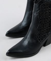 Bota-Feminina-Oneself-Country-Cano-Curto-Salto-Baixo-Tresse-Preta-9945177-Preto_3