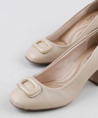 Scarpin-Feminino-Beira-Rio-Conforto-Bico-Quadrado-Salto-Grosso-com-Fivela-Bege-Claro-9947690-Bege_Claro_3