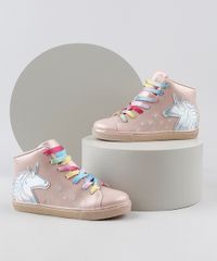 Tenis-Infantil-Molekinha-Cano-Alto-Metalizado-com-Unicornio-Holografico-e-Solado-Glitter-Rose-9949109-Rose_1