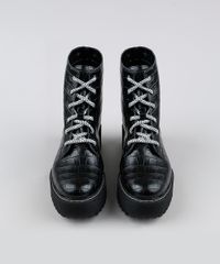 Bota-Coturno-Feminina-Oneself-Cano-Curto-Tratorada-Texturizada-Croco-Preta-9948196-Preto_5