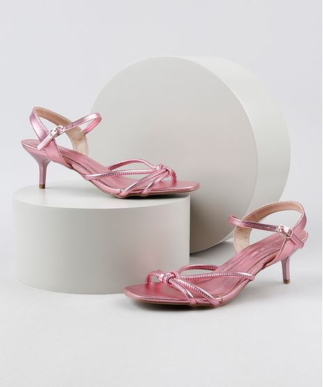 Sandalia-Feminina-Oneself-Salto-Medio-Fino-Metalizada-com-Tiras-Rosa-9945842-Rosa_1
