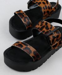 Sandalia-de-Pelo-Feminina-Oneself-Plataforma-Tratorada-Estampada-Animal-Print-Onca-com-Fivela-Caramelo-9948195-Caramelo_3