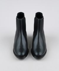Bota-Feminina-Beira-Rio-Chelsea-Cano-Curto-Salto-Baixo-Texturizada-Cobra-Preta-9947710-Preto_5