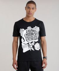 Camiseta--Los-Angeles-Motorcycle--Preta-8707084-Preto_1