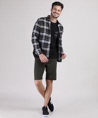 Camiseta-Masculina-com-Bolso-Listrado-Manga-Curta-Gola-Careca-Preta-9888735-Preto_3