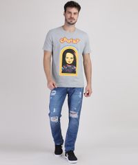 Camiseta-Masculina-Chucky-Manga-Curta-Gola-Careca-Cinza-Mescla-9880910-Cinza_Mescla_3