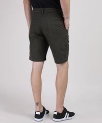 Bermuda-Masculina-Reta-Texturizada-com-Cordao-Verde-Militar-9941831-Verde_Militar_4