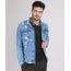 Jaqueta-Jeans-Masculina-Trucker-Destroyed-com-Bolsos-Azul-Claro-9779174-Azul_Claro_1
