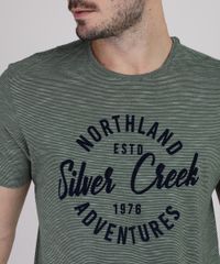 Camiseta-Masculina-Listrada--Silver-Creek--Manga-Curta-Gola-Careca-Verde-Militar-9612099-Verde_Militar_4