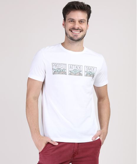 Camiseta-Masculina--Baby-Yoda--Manga-Curta-Gola-Careca-Branca-9948706-Branco_1