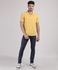 Polo-de-Piquet-Masculina-Manga-Curta-Amarela-9915542-Amarelo_3