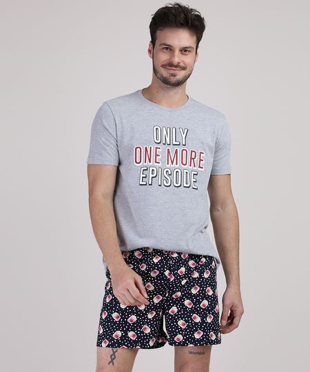 Pijama-Masculino-Pipoca-Manga-Curta--Cinza-Mescla-9909824-Cinza_Mescla_1