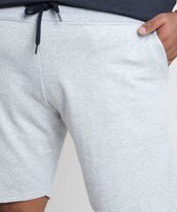 Bermuda-Masculina-Reta-de-Moletom-Cinza-Mescla-Claro-9365312-Cinza_Mescla_Claro_5