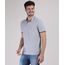 Polo-de-Piquet-Masculina-Comfort-com-Suede-Manga-Curta-Cinza-Mescla-9869038-Cinza_Mescla_1