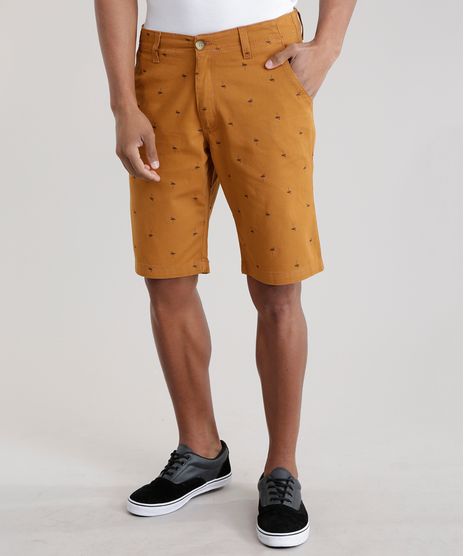 Bermuda-Slim-Estampada-Caramelo-8717710-Caramelo_1