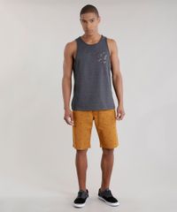 Regata-com-Bolso-Estampado-Cinza-Mescla-Escuro-8683943-Cinza_Mescla_Escuro_3