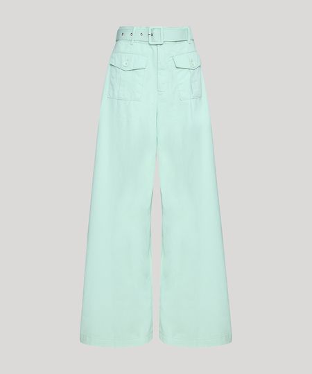 Calca-de-Sarja-Feminina-Mindset-Pantalona-Cintura-Super-Alta-com-Bolsos-e-Cinto-Verde-Claro-9949388-Verde_Claro_1 Calca-de-Sarja-Feminina-Mindset-Pantalona-Cintura-Super-Alta-com-Bolsos-e-Cinto-Verde-Claro-9949388-Verde_Claro_1