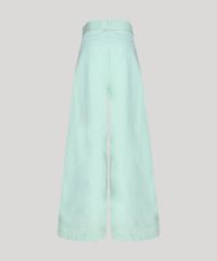 Calca-de-Sarja-Feminina-Mindset-Pantalona-Cintura-Super-Alta-com-Bolsos-e-Cinto-Verde-Claro-9949388-Verde_Claro_2