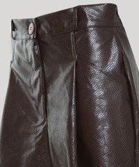 Short-Feminino-Mindset-Cintura-Super-Alta-Texturizado-Cobra-com-Pregas-Marrom-9949572-Marrom_3